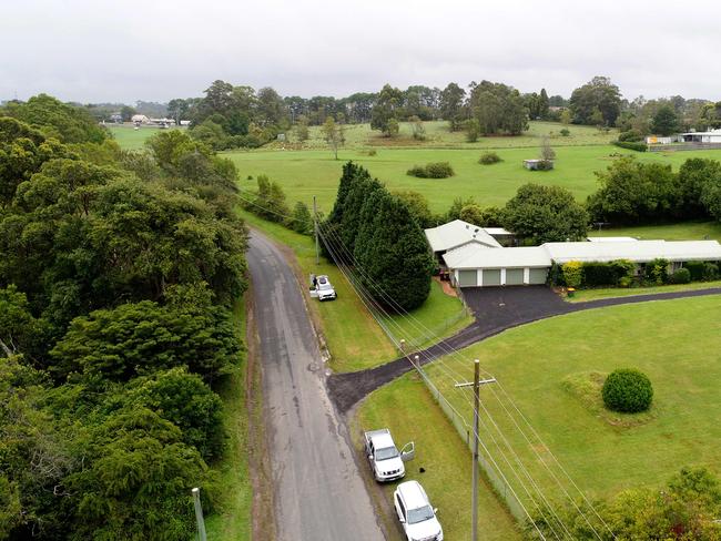 The street in Dural where a caravan was found full of explosives with a list of Jewish targets. Picture: Damian Shaw