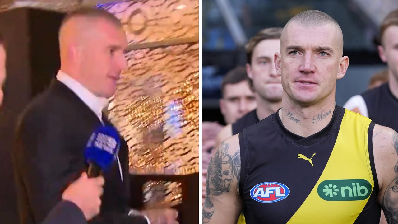 Dustin Martin was asked about his future.