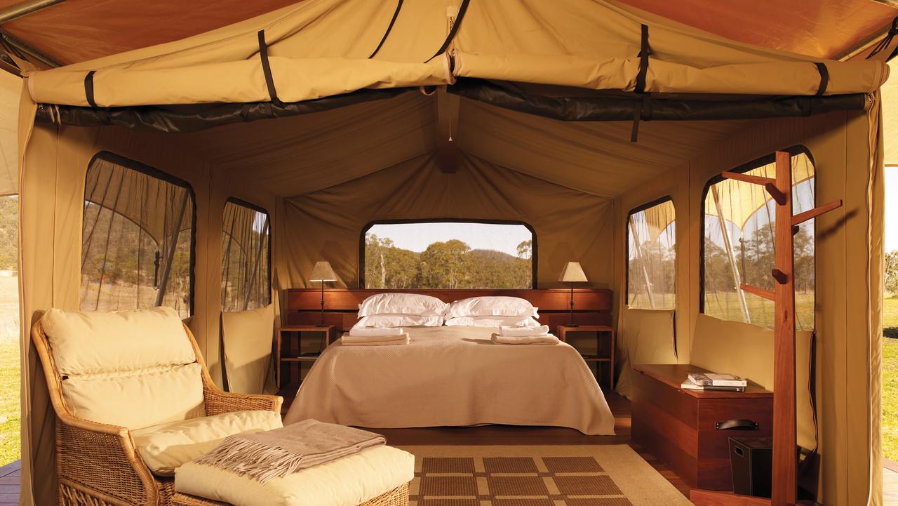 SPICERS PEAK LODGE .. for Tiana Templeton story .. Spicers Canopy Tent Accommodation