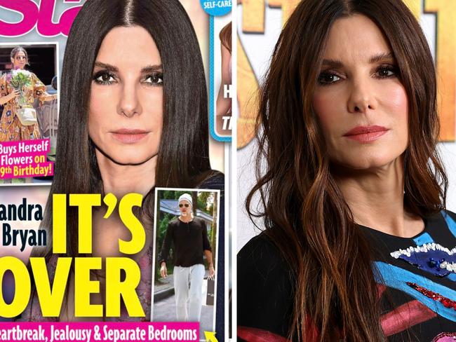 Sandra Bullock on the cover of Star.