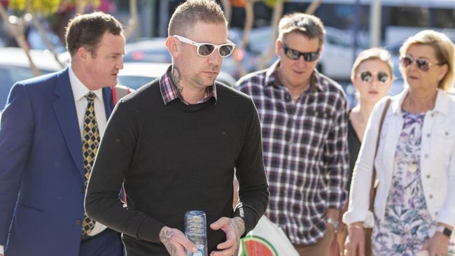 Kate Goodchild’s partner David Turner during the first week of the Dreamworld inquest. Picture: APP