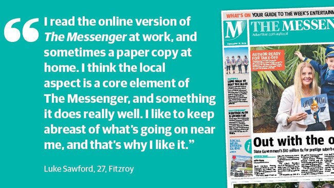 Messenger  readership testimonial online luke sawford