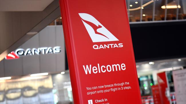 Qantas have announced more job cuts amid the COVID-19 pandemic recovery measures for the airline. Picture: William West/AFP