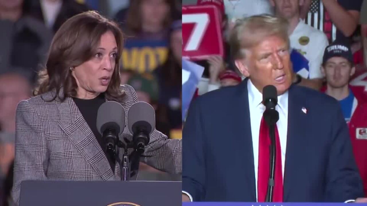 Trump talks religion, Harris talks jobs as millions vote early