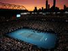 2020 Australian Open Tennis - Day Ten. Rafael Nadal (ESP) in action against Dominic Thiem (AUT) in their quarter-final match on Rod Laver Arena. Picture: Mark Stewart