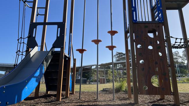 The recently erected park sits on Wharf Rd in Batemans Bay. Picture: Tom McGann.