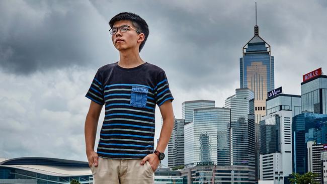 Joshua Wong. Picture: Kiran Ridley/Getty Images