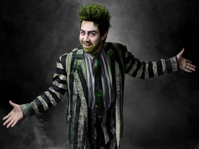 Eddie Perfect as Beetlejuice. Picture: Benny Capp