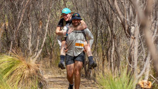Donna Fallon and Glendon McConnell. PICTURE: TIM HEMPSTEAD