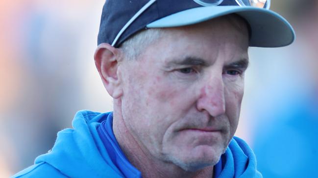 Corowa Rutherglen Roos coach Daryn Cresswell earlier this season. Picture Yuri Kouzmin