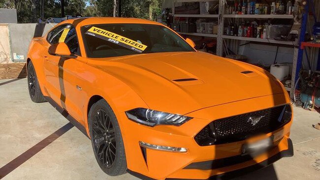 A luxury vehicle seized by debt collectors in Queensland. Picture: Supplied