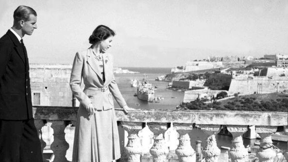 The then Princess Elizabeth, and the Duke of Edinburgh, in 1949 on Malta.