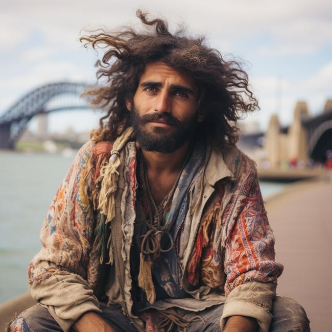 An AI image of a "typical man from Sydney". Picture: Midjourney