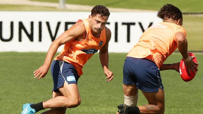 Luke Luke Dahlhaus started training at the Cats earlier this month. Picture: Alison Wynd