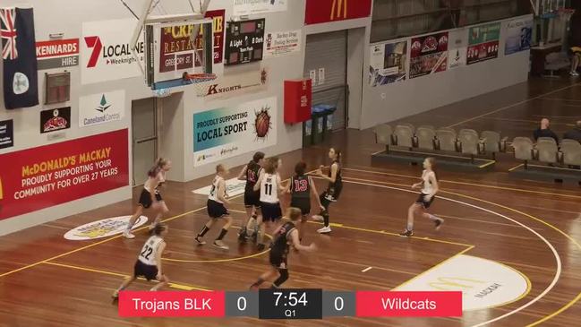 Replay: Queensland Basketball – U14 Girls Championship – Div 2 – Southern Districts Trojans v Burdekin Wildcats