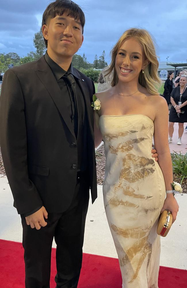 Bobby and Ella at the 2023 Mountain Creek State High formal.