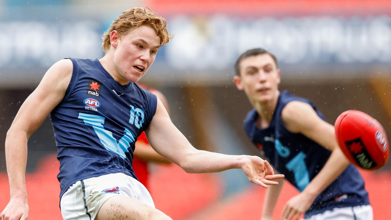 Levi Ashcroft is another exciting Ashcroft coming through the ranks. (Photo by Russell Freeman/AFL Photos via Getty Images)