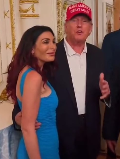 Donald Trump and Laura Loomer.