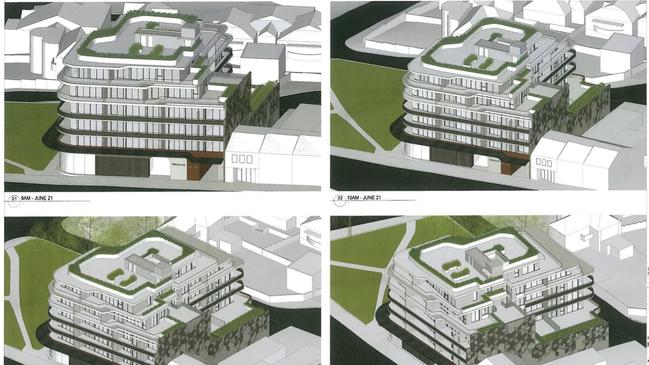 Concept plans of the redevelopment