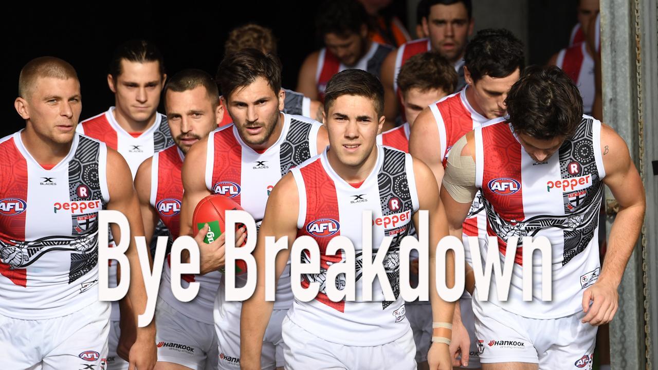 St Kilda's bye breakdown   