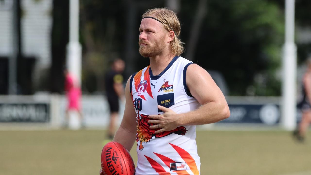 Former Brisbane Lion and current Noosa Tigers player Daniel Rich. Picture: Craig Slaney Sports Photography.