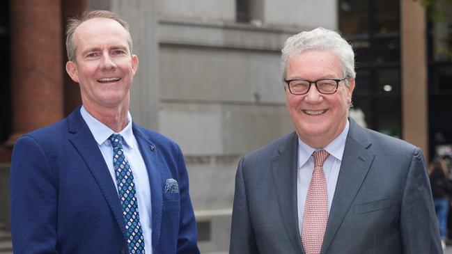 Gold Hydrogen managing director Neil McDonald and company chair Alexander Downer.