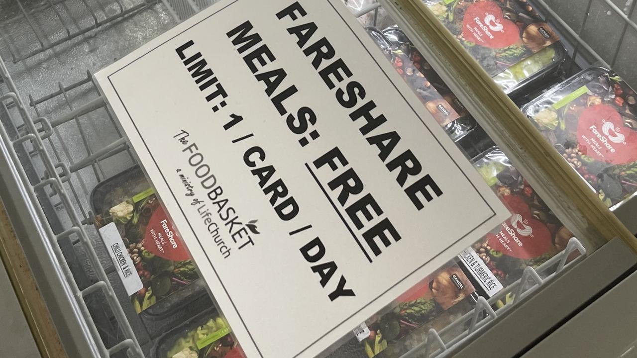 The Food Basket offers one free frozen meal to customers every day.