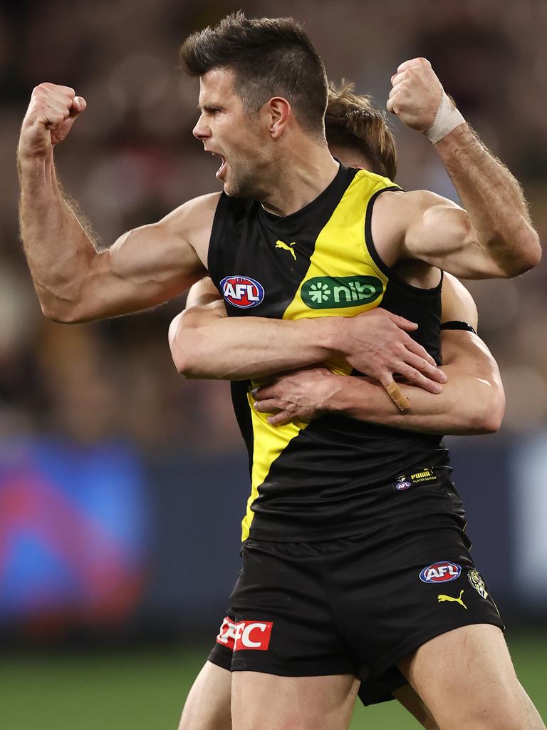 Vintage Trent Cotchin at the MCG. Picture: Michael Klein