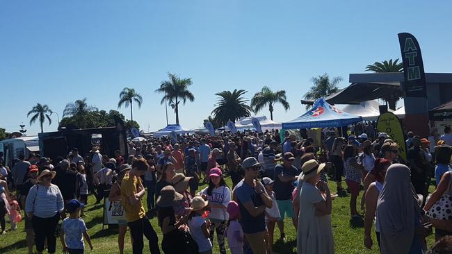 The crowd at the Wynnum Manly Seafood Festival. Picture: Supplied