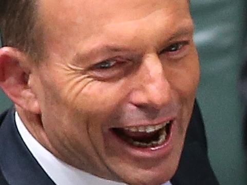 PM Tony Abbott in Question Time in the House of Representatives Chamber, Parliament House in Canberra.