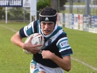 Mercy College v Mackay SHS, round one of the Cowboys Challenge 2021. Hunter Harris. Picture: Matthew Forrest