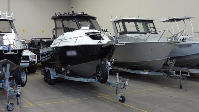 Six fishing boats were also seized by police Picture: NSW Police