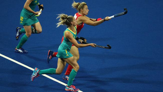 The Hockeyroos suffered a shock loss to Great Britain in their opening game