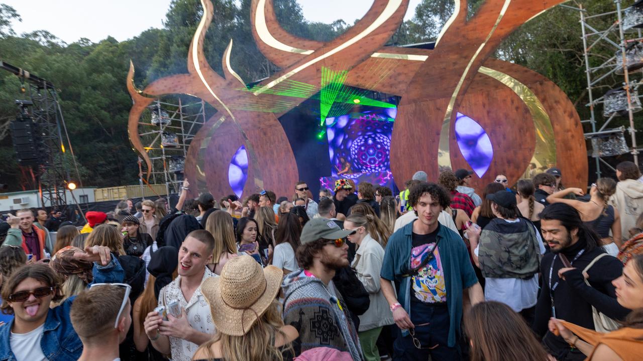 Crowds enjoy a Saturday night at Splendour in the Grass in 2023. Venue and festival closures since Covid have damaged the ability of working musicians to earn income. Picture: NCA NewsWire / Danielle Smith