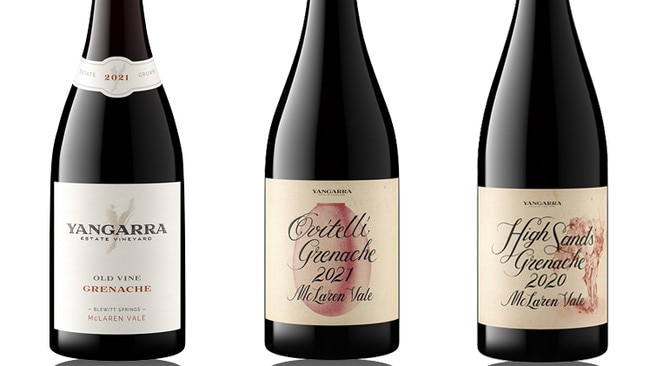 Three Yangarra Estate Grenaches.