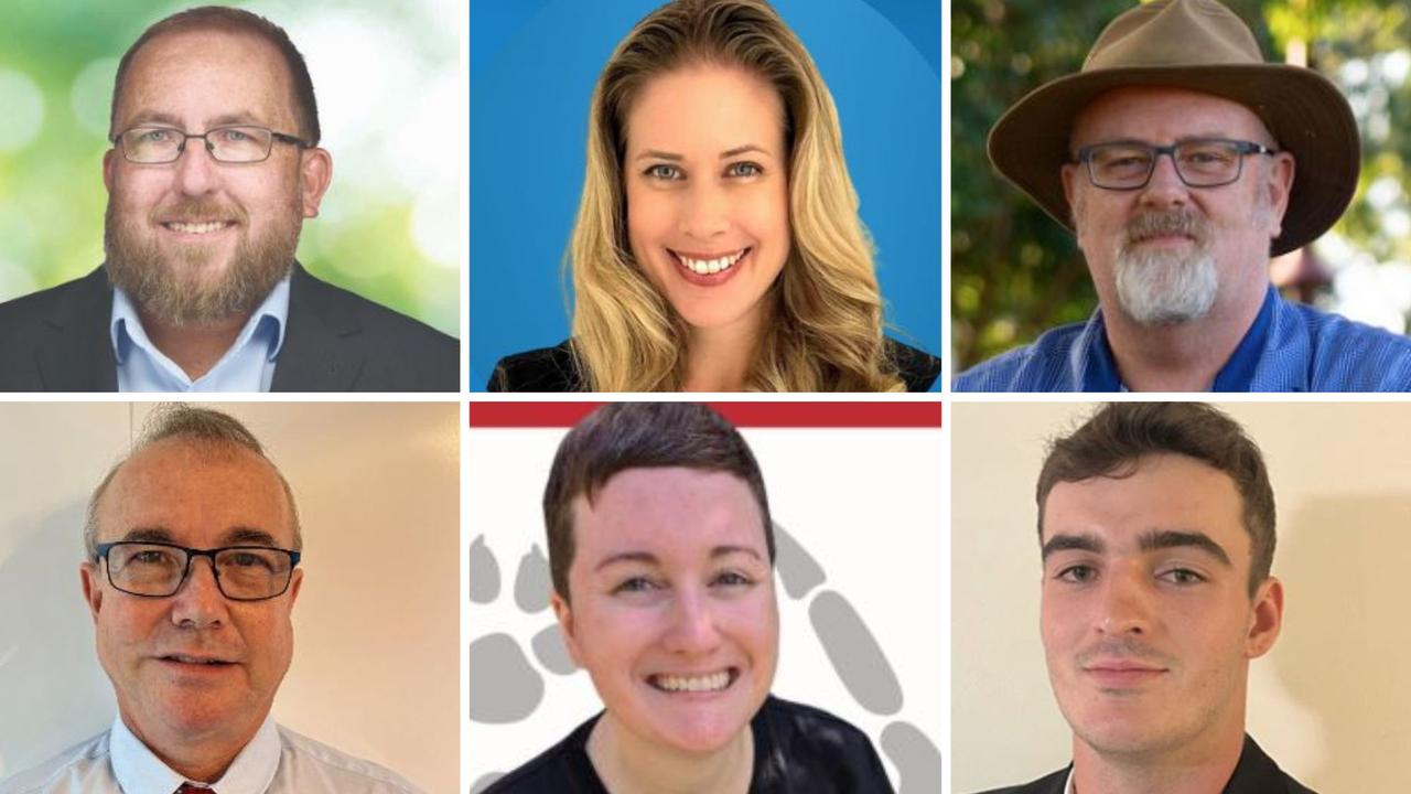 Six of the Blair candidates.