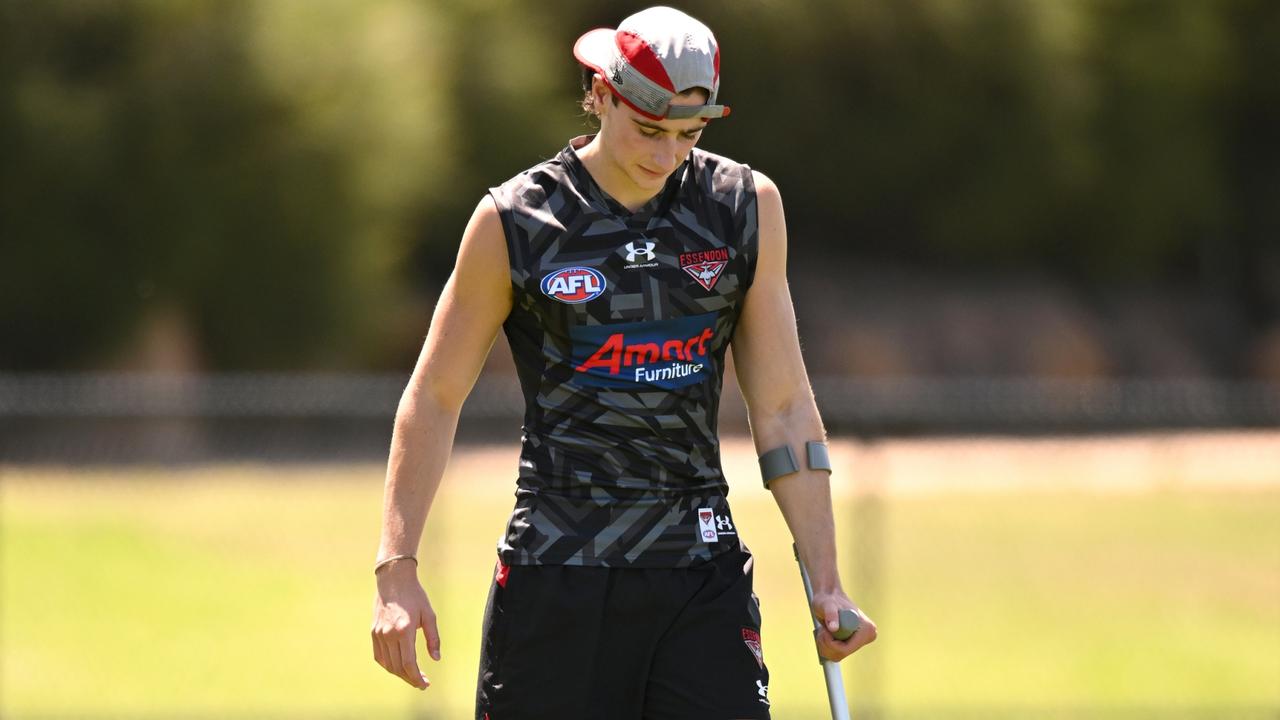 Elijah Tsatas will have a delayed start to his debut season. Picture: Morgan Hancock/Getty Images