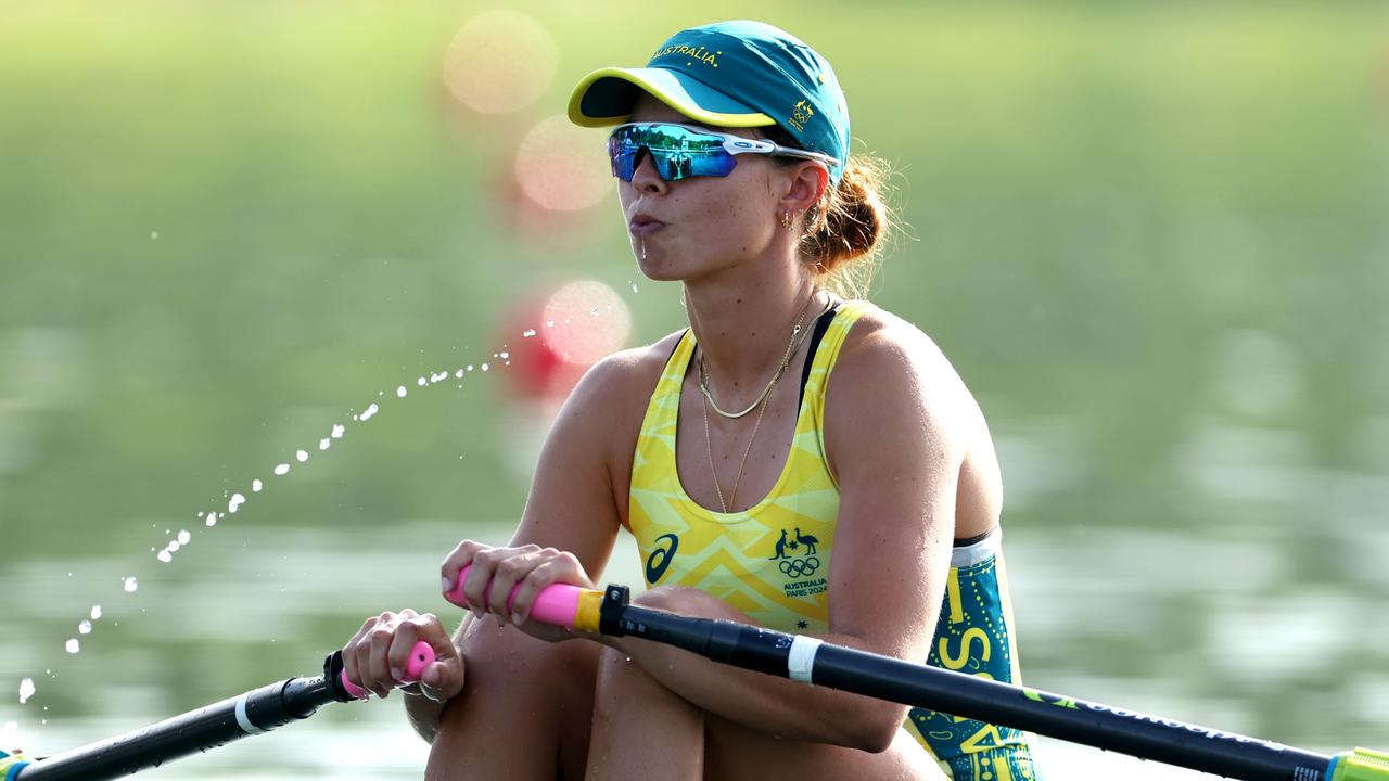 Dual Olympian rower Tara Rigney successfully switched from netball after being identified by the NSW Institute of Sport in a previous talent search. Picture: Francois Nel / Getty Images