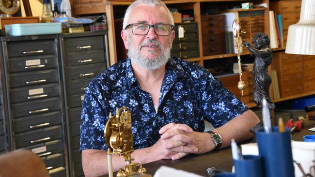 Clockwise horologist Graham Mulligan.