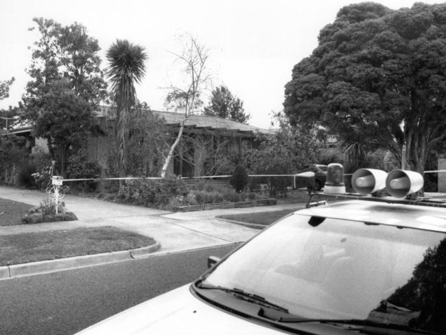 The Burwood home where Coulston executed three university students.