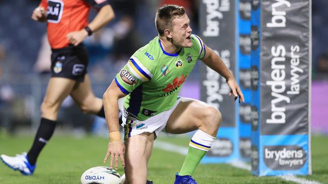 Knight played nine matches for Canberra last season. Photo by Mark Evans/Getty Images.