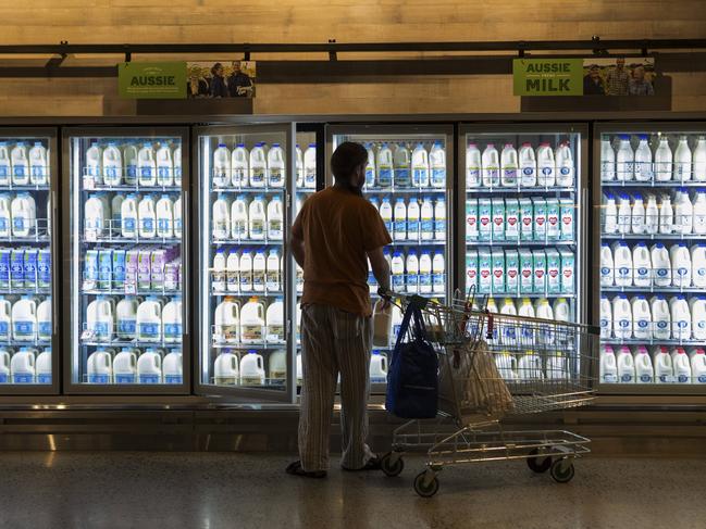 Woolworths supermarkets will dim the lights for one hour a week. Picture: Hollie Adams