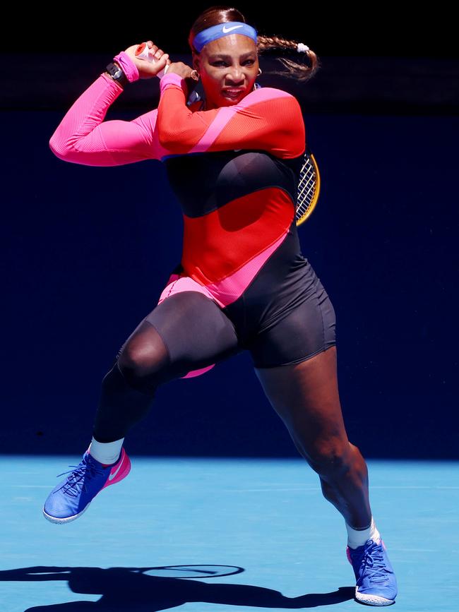 Serena Williams will be in action later today. Picture: Michael Klein