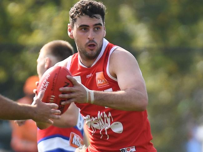 Paul Ahern in action for Northern Bullants. Picture: Nathan McNeill