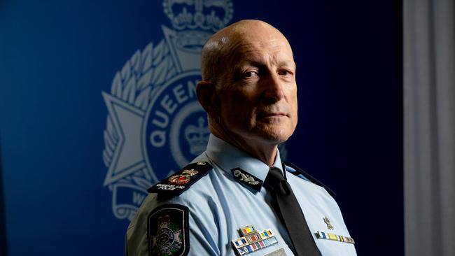 Commissioner of the Queensland Police Service, Steve Gollschewski. Picture: Richard Walker