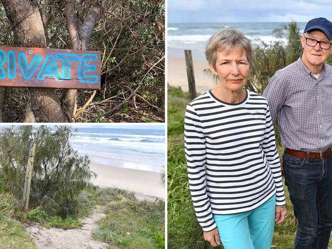 Noosa’s rich beachside neighbourhoods claiming dunes as their own