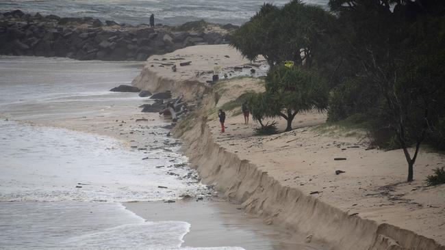 Big surf at Duranbah beach on the Gold Coast as wild weather batters southeast Queensland and northeast NSW. Picture: NCA NewsWire/Steve Holland