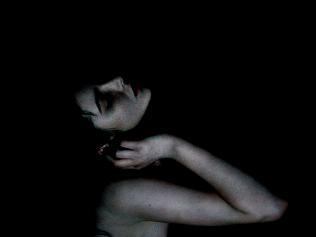 Untitled (2008-09) by Bill Henson, evoking the fragile beauty of humankind set against the void of surrounding mortality