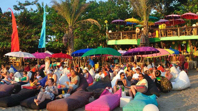 Popular Bali beach bars like La Plancha (pictured) in Seminyak could be back on the agenda for Cairns travellers next year.