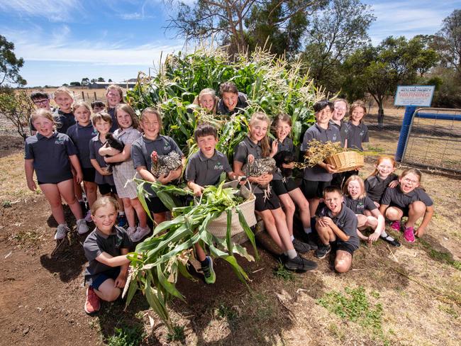 Alvie Primary School in western Victoria recorded a 74 per cent surge in enrolments between 2018 and 2023. Picture: Rob Leeson